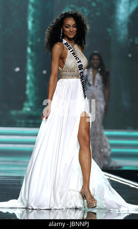 Il 2017 Miss USA concorrenza preliminare al Mandalay Bay Event Center dotato di: Miss Distretto di Columbia Kara McCullough dove: Las Vegas, Nevada, Stati Uniti quando: 05 maggio 2017 Credit: Judy Eddy/WENN.com Foto Stock