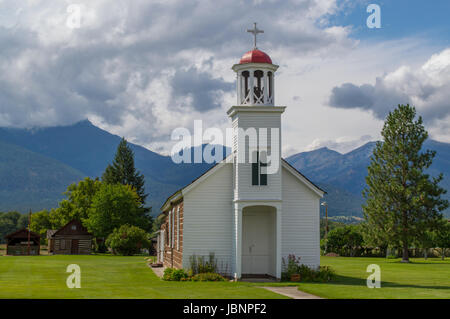 Cappella di montagna nel montana Foto Stock