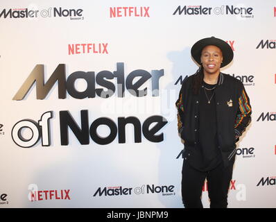 'Master di None' Stagione 2 premiere al teatro SVA - Arrivi con: Lena Waithe dove: New York New York, Stati Uniti quando: 11 maggio 2017 Credit: Derrick Salters/WENN.com Foto Stock