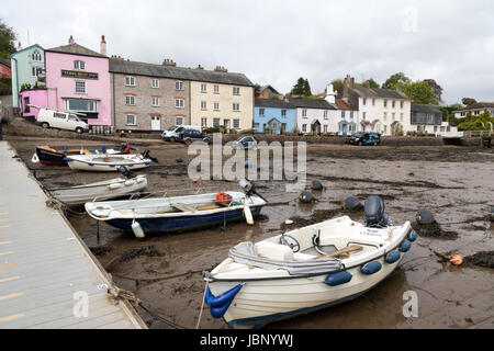 Il pittoresco villaggio di Dittisham nel South Devon Foto Stock