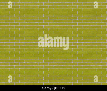 Le pareti sono in mattoni di verde Foto Stock