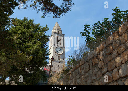 Monastero Francescano, Lopud, Croazia Foto Stock