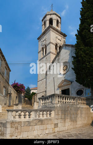 La chiesa di San Nicola a Cavtat, Croazia Foto Stock