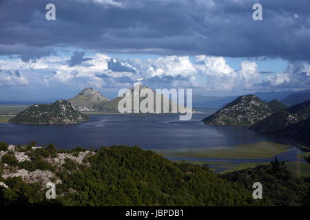 Europa, Osteuropa, balcanica. Montenegro, Scutari, vedere, Landschaft, Virpazar Foto Stock