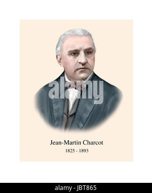 Jean Martin Charcot, 1825 - 1893, neurologo francese Foto Stock