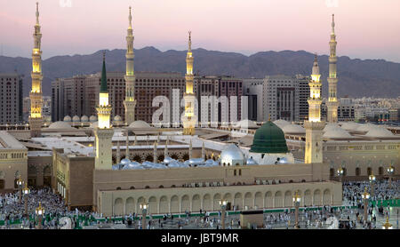 Madinah al Munawwarah Foto Stock