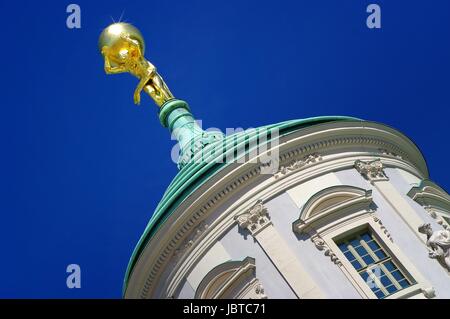 La chiesa Garrison a Potsdam dal mercato vecchio Foto Stock