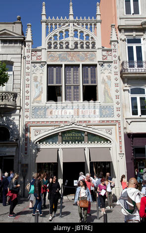 Livraria Lello & IRMÃO Bookshop in Porto - Portogallo Foto Stock