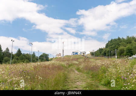 Montagna di Zar montagna nella gamma della montagna di Little Beskids Foto Stock