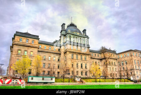 Il vecchio palazzo di giustizia di Montreal, Canada Foto Stock