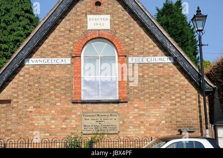 Courtney Memorial Hall. Aspley Guise, Bedfordshire Foto Stock