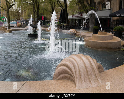 Fontana di art nouveau Cafè Amércan Leidesplein 97, Amsterdam, provincia Olanda Settentrionale, Paesi Bassi Foto Stock