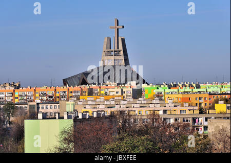 Architettura, costruzione, edifici, Cattolica, Chiesa cattolica, cristiana, il cristianesimo, chiesa, swidnica, Bassa Slesia, Dolnoslaskie, Foto Stock