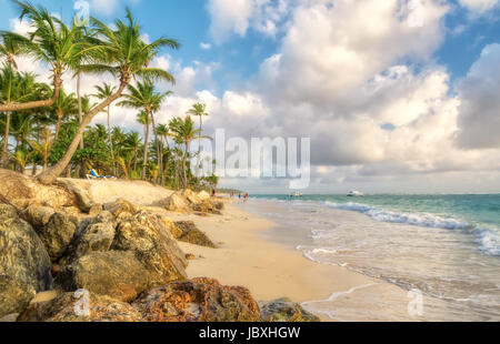 Punta Cana nella Repubblica Dominicana. Foto Stock