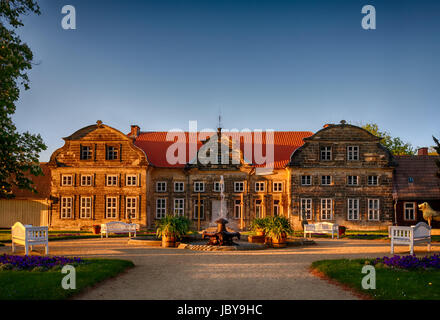 Schlosspark Blankenburg / Harz kleines Schloss Foto Stock