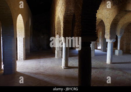 La moschea di Almonaster, una famosa attrazione di viaggio a Huelva. In Andalusia, Spagna Foto Stock