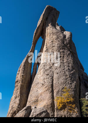 Gli aghi occhio, aghi autostrada, Custer State Park, Sud Dakota. Foto Stock