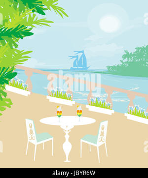 Tropical Drink bar Foto Stock