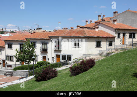 Edifici residenziali in Avila, Castilla y Leon, Spagna Foto Stock