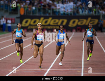 Donne 400m, IAAF Diamond League, Roma 2017 Foto Stock