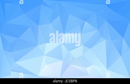 Triangoli sfondo astratto - blu bianco - illustrazione vettoriale Illustrazione Vettoriale
