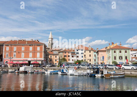 Il porto di Izola, Slovenia Foto Stock