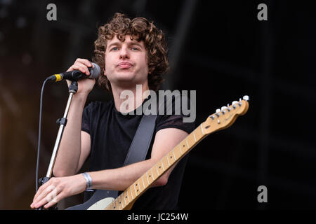 Belfast, Irlanda del Nord. 14 giu 2017 - The Kooks lanciare il Belsonic Music Festival Foto Stock