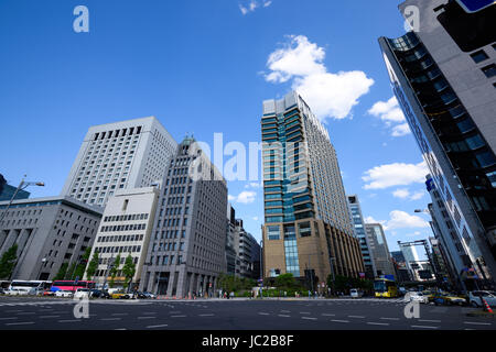 Crocevia di Hibiya, Chuo-Ku, Tokyo, Giappone Foto Stock