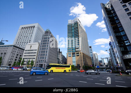 Crocevia di Hibiya, Chuo-Ku, Tokyo, Giappone Foto Stock