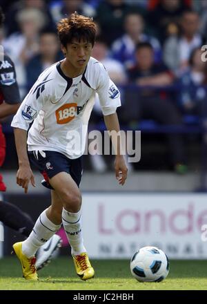 LEE CHUNG-yong Bolton Wanderers FC Reebok Stadium Bolton Inghilterra 14 Agosto 2010 Foto Stock