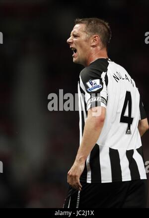 KEVIN NOLAN Newcastle United FC OLD TRAFFORD Manchester Inghilterra 16 Agosto 2010 Foto Stock