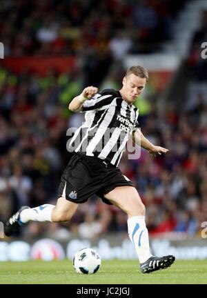 KEVIN NOLAN Newcastle United FC Newcastle United FC OLD TRAFFORD Manchester Inghilterra 16 Agosto 2010 Foto Stock