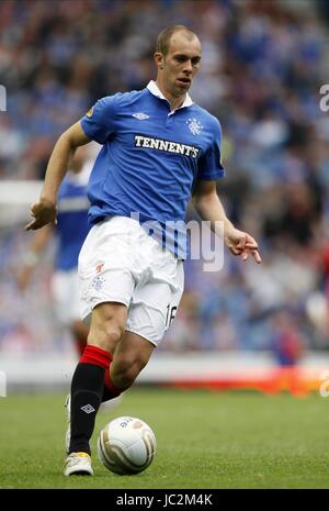 STEVEN WHITTAKER Glasgow Rangers FC IBROX GLASGOW Scozia 28 Agosto 2010 Foto Stock