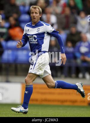 LEE BOWYER Birmingham City FC Reebok Stadium Bolton Inghilterra 29 Agosto 2010 Foto Stock