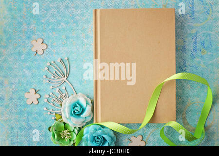 Diario di scrapbooking o album di foto Foto Stock