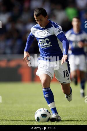 KEITH FAHEY Birmingham City FC Birmingham City FC Reebok Stadium Bolton Inghilterra 29 Agosto 2010 Foto Stock