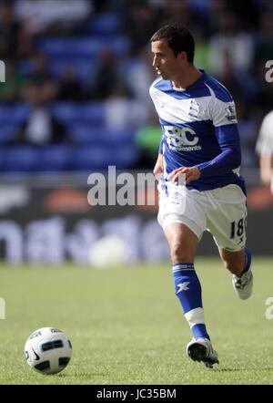 KEITH FAHEY Birmingham City FC Birmingham City FC Reebok Stadium Bolton Inghilterra 29 Agosto 2010 Foto Stock