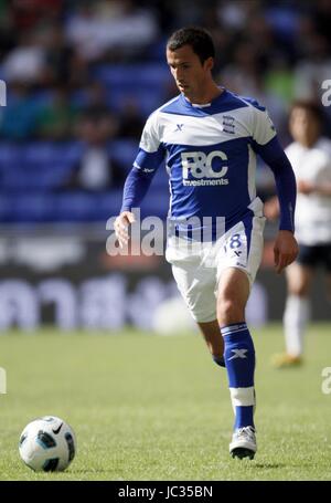 KEITH FAHEY Birmingham City FC Birmingham City FC Reebok Stadium Bolton Inghilterra 29 Agosto 2010 Foto Stock