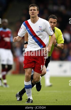 OWEN GARVAN CRYSTAL PALACE FC CRYSTAL PALACE FC GLANFORD PARK SCUNTHORPE INGHILTERRA 28 Agosto 2010 Foto Stock