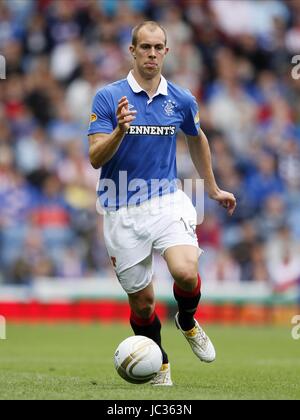 STEVEN WHITTAKER Glasgow Rangers FC Glasgow Rangers FC IBROX GLASGOW Scozia 28 Agosto 2010 Foto Stock