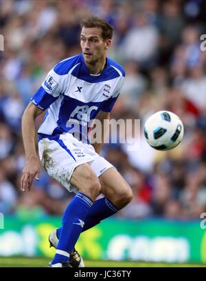 ROGER JOHNSON Birmingham City FC ST. ANDREWS Birmingham Inghilterra 12 Settembre 2010 Foto Stock