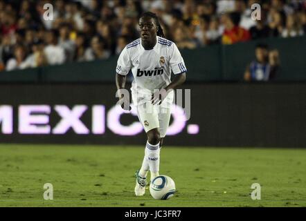 ROYSTON RICKY DRENTHE REAL MADRID CF REAL MADRID CF LOS ANGELES CALIFORNIA USA 07 Agosto 2010 Foto Stock