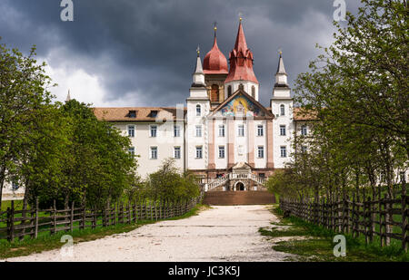 Santuario della Madonna di Pietralba, Nova Ponente, provincia di Bolzano, Italia settentrionale, Europa - XVII-XIX secolo. Foto Stock