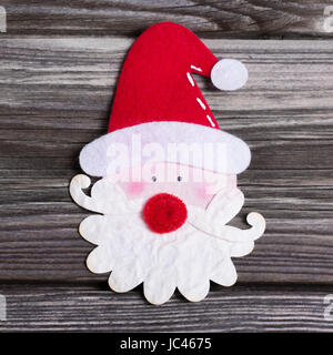 Santa Claus sopportarono con Red Hat per decorazione - classic. Foto Stock