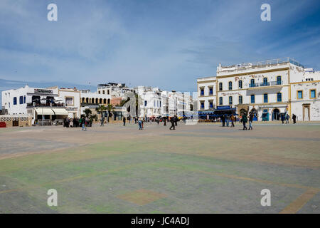 Place Moulay Hassan in Marocco Essaouira Foto Stock
