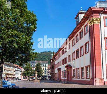 Università di Heidelberg (Ruprecht-Karls Universität Heidelberg). L'edificio della Vecchia Università a Universitätsplatz, Altstadt, Heidelberg, Germania Foto Stock