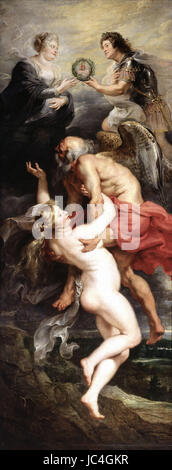 Peter Paul Rubens (1577-1640) il trionfo della verità al museo del Louvre a Parigi Foto Stock