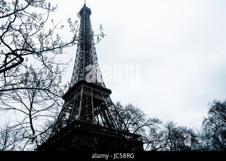 la torre Eiffel Foto Stock