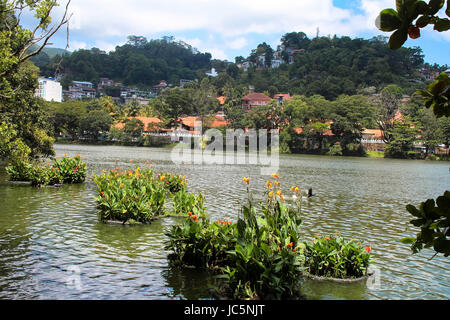 Bellissima città di Kandy in Sri Lanka Foto Stock