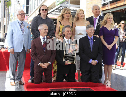 Kurt Russell e Goldie Hawn cerimonia stella sulla Hollywood Walk of Fame dotate: Vin di Bona, Quentin Tarantino, Kurt Russell, Jeff Zarrinnam, Kate Hudson, Reese Witherspoon, Leron Gubler, Goldie Hawn, Mitch O'Farrell dove: Los Angeles, California, Stati Uniti quando: 04 maggio 2017 Credit: Nicky Nelson/WENN.com Foto Stock